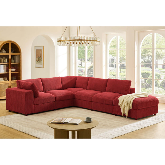 Modern Reversible Modular Sectional Home Essentials
