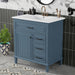 Bathroom Vanity With Sink Top, Flip Drawers, Adjustable Shelf Hearth and Haven