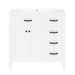 Modern Bathroom Vanity With Sink, Freestanding Design With Drawers And Doors Hearth and Haven