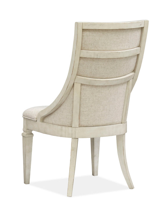 Newport - Dining Arm Chair With Upholstered Seat & Back (Set of 2) - Alabaster Magnussen Furniture