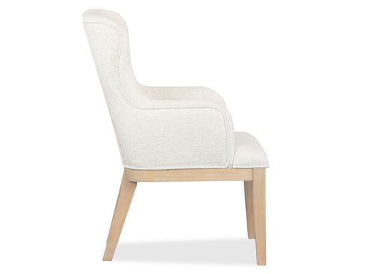Somerset - Dining Arm Chair With Upholstered Seat & Back (Set of 2) - Butternut and Omari Natural Magnussen Furniture