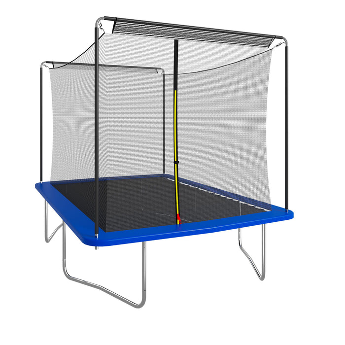 8Ft By 12Ft Rectangular Trampoline Blue Astm Standard Tested And Cpc Certified