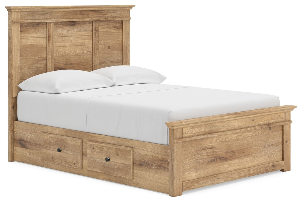 Makidern - Panel Storage Bed With 2 Under Bed Storage Units Signature Design by Ashley®