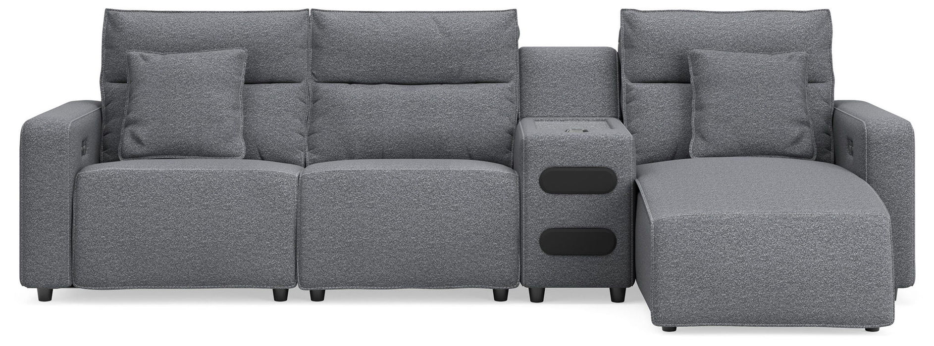 Modmax II - Reclining Sectional - Salt And Pepper Signature Design by Ashley®