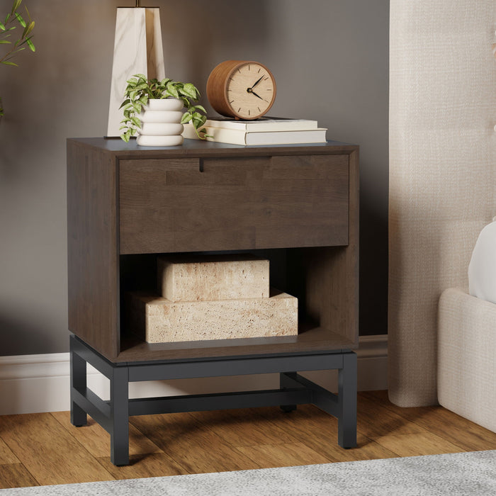 Banting - Nightstand - Walnut Brown Simpli-Home