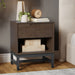 Banting - Nightstand - Walnut Brown Simpli-Home