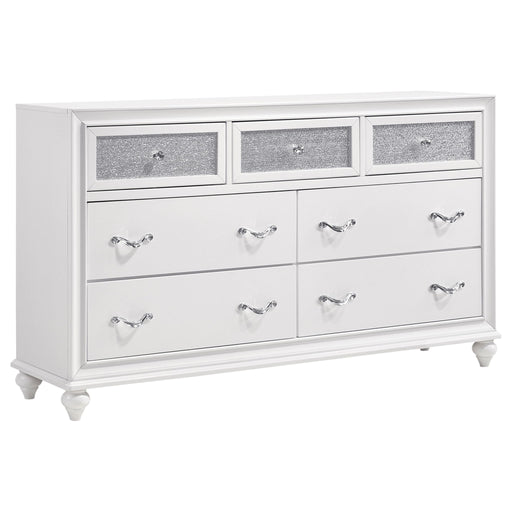 Randall - 7 Drawer Dresser - White Furniture Max