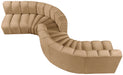 Arc - Velvet 6 Piece Modular Sofa Meridian Furniture