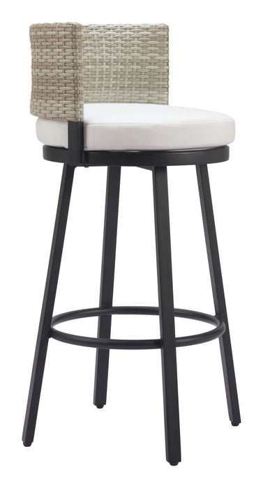 Midnight Wave - Barstool - White Zuo Modern