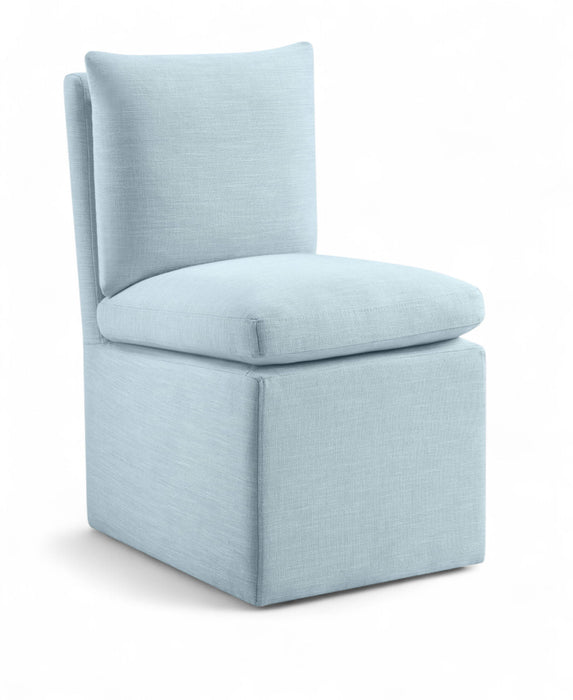 Nelori - Linen Textured Performance Fabric Upholstered Dining Chair (Set of 2) Meridian Furniture