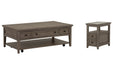 Paxton Place - Rectangular Caster Cocktail Table Set Magnussen Furniture