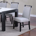 Dining Chairs With Handle Upper Backrest (Set of 2) - Charcoal Home Essentials