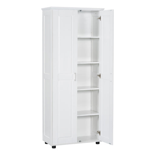 Storage Cabinet With Adjustable Shelves, 2 Doors, Rectangle Design For Bathroom Hearth and Haven