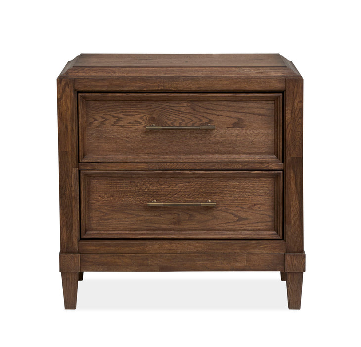 Groveland Park - Drawer Nightstand - Antique Coffee Magnussen Furniture