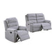 2 Piece Living Room Set With Manual Reclining Loveseat And Recliner Home Essentials