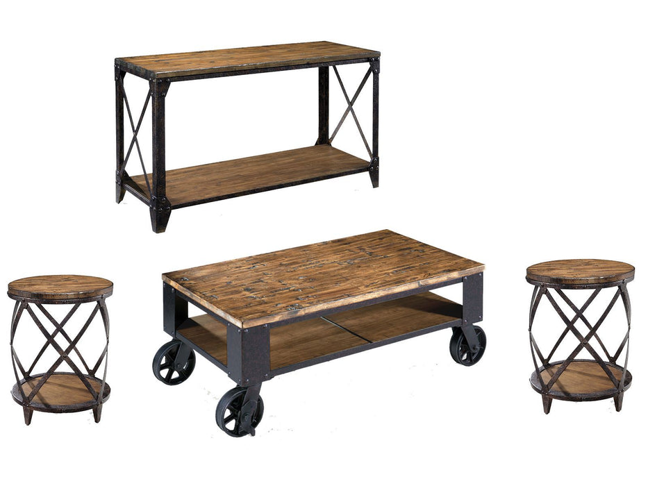 Pinebrook - Rectangular Starter Cocktail Table Set Magnussen Furniture