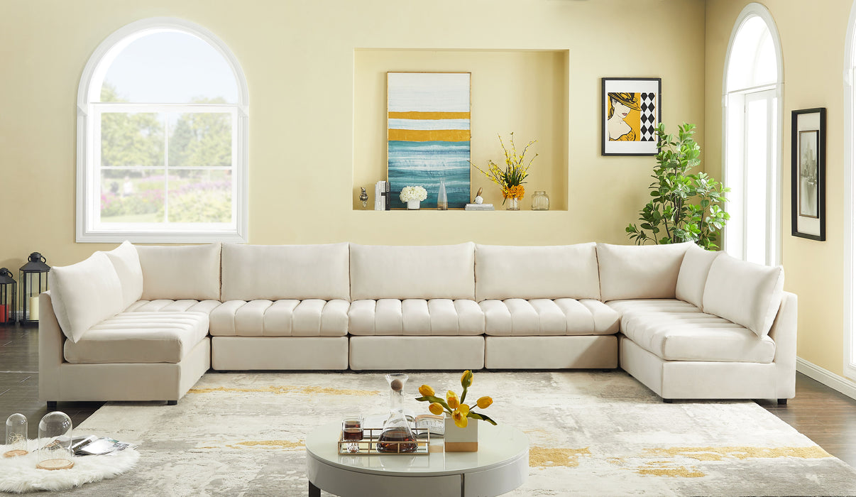 Jacob - Modular Sectional 7 Piece - Cream