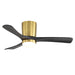 42" Ceiling Fan With Dimmable LED Light, DC Reversible Motor, 6 Speed Adjustable For Living Room - Gold / Black Daily Nest
