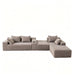 U-Shaped Modular Sofa With Cup Holders And Storage For Living Rooms - Coffee Home Essentials