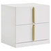 Lauryn - 2 Drawer Nightstand - Gloss White Furniture Max