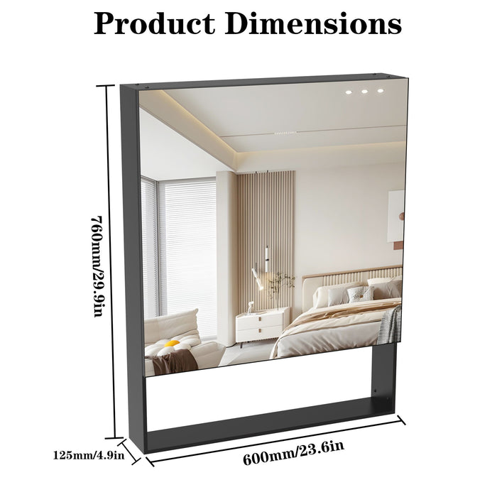 Medicine Cabinet With Mirror For Bathroom Home Essentials