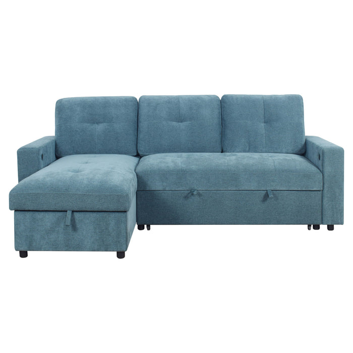 Greer - Loveseat With Pop Up Sleeper - Green New Classic