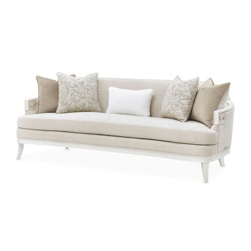 La Marisia - Chenille Sofa - Tranquil / Creamy Pearl Michael Amini