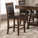 Dewey - Upholstered Counter Chair (Set of 2) - Walnut Furniture Max
