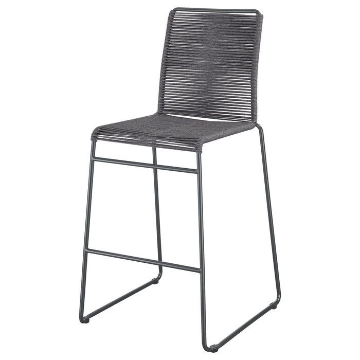 Jerome - Bar Chair (Set of 2) - Charcoal Furniture Max