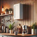 Shaker Wall Cabinet With 2 Adjustable Shelves Home Essentials