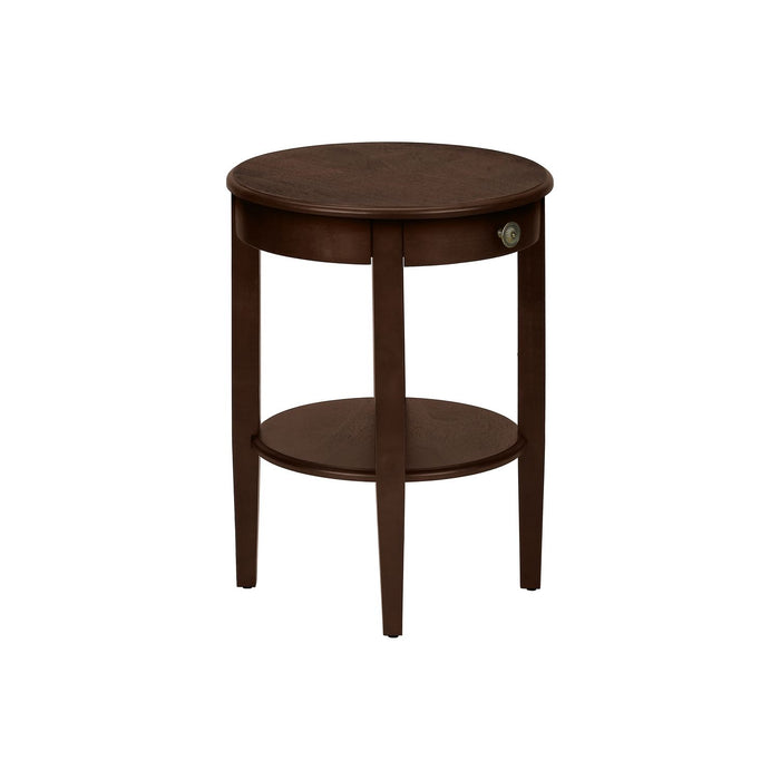 Accent Table, 2 Tier, Transitional - Espresso 8th Street