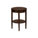 Accent Table, 2 Tier, Transitional - Espresso 8th Street