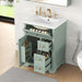 Modern Bathroom Vanity With Sink, 3 Drawers & Cabinet With 2 Tier Door Storage Hearth and Haven