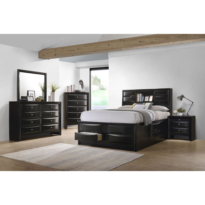 Palamino - 5 Piece Eastern King Bedroom Set - Black Furniture Max