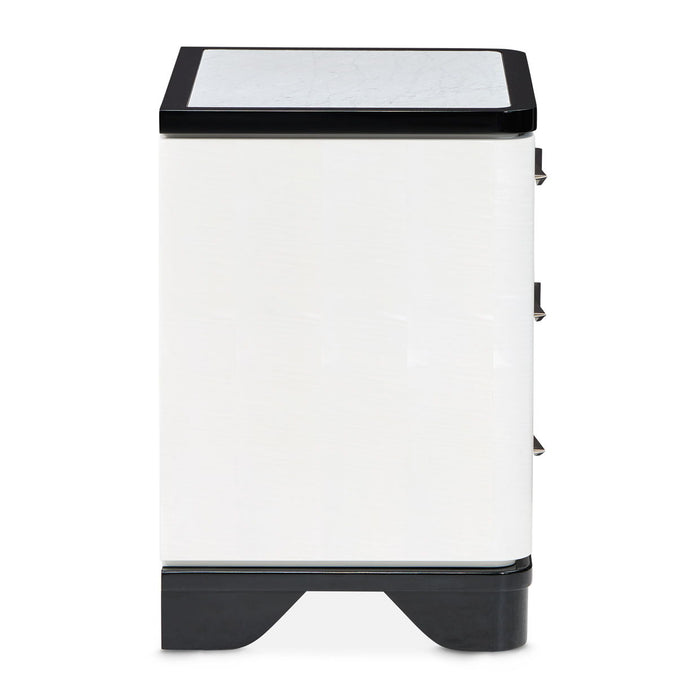 Tuxedo - 3-Drawer Nightstand - Piano Keyboard