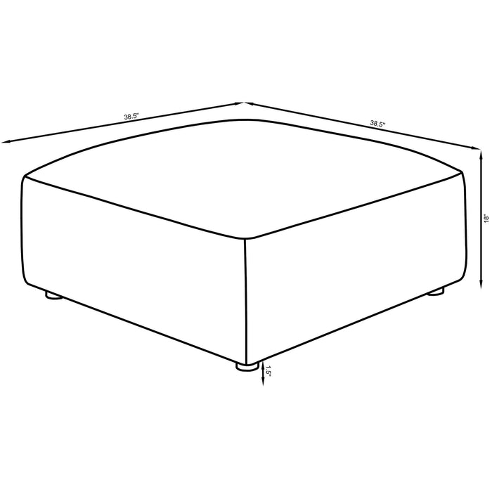 Jennifer - Square Ottoman Furniture Max