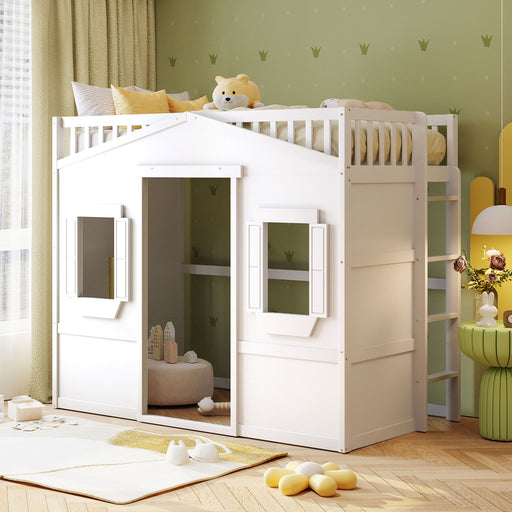 House Loft Bed With Ladder DreamHaus