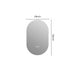 Smart Wall Mounted LED Touch Screen Mirror With Anti-Fog Function And Adjustable Lighting Daily Nest