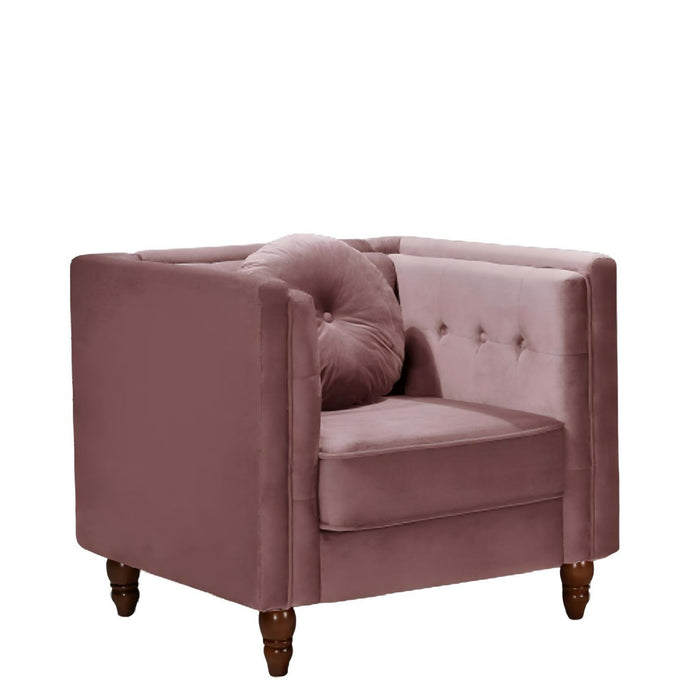 Chesterfield Accent Tufted Square Arm Side Chair US Pride