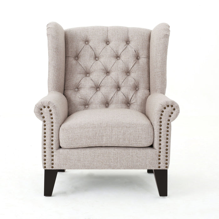 Nh-Perfect Home - Accent Chair - Beige - Wood