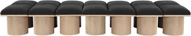 Pavilion - 14 Piece Modular Bench With Natural Base Meridian Furniture
