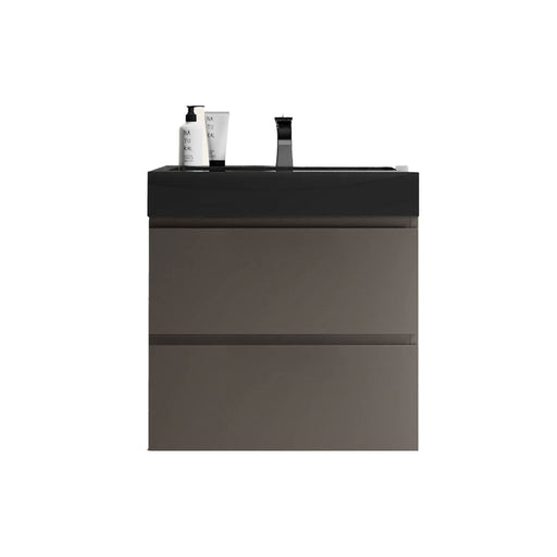 Alice - Bathroom Vanity With Sink, Large Storage Wall Mounted Floating Bathroom Vanity For Modern Bathroom, One-Piece Sink Basin Without Drain And Faucet Home Essentials
