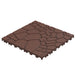 Stone Texture Patio Deck Tiles, 44 Pieces Daily Nest