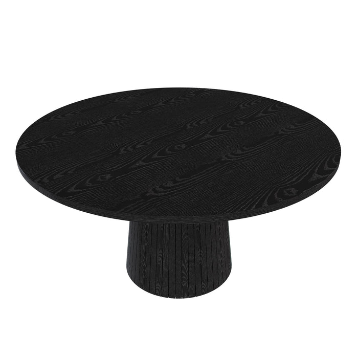 Round Dining Table With Strip Base Home Essentials