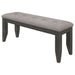 Erskin - Upholstered Dining Bench With Button Tufted Cushion - Dark Gray Furniture Max