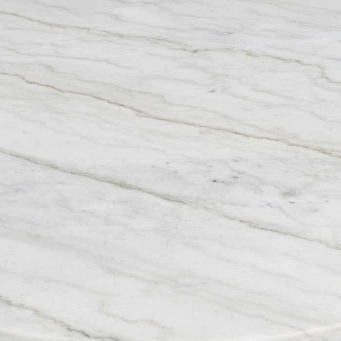 Zaidee - Coffee Table With Marble - Marble Top & Nickel ACME