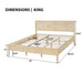 Classic Platform Bed Frame With Panel Headboard Artistry At Home