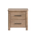 Anika - 2 Drawer Nightstand - Natural / Brown New Classic