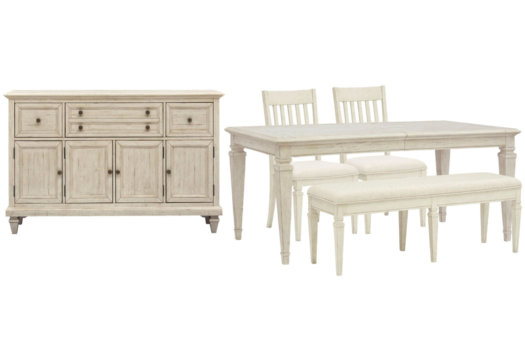 Newport - 5 Piece Extendable Rectangular Dining Table Set Magnussen Furniture