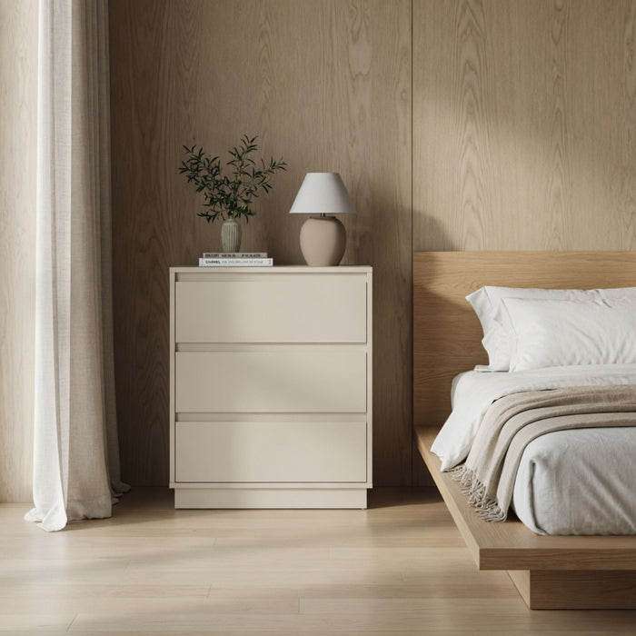 3 Drawer Nightstand, Bedroom Side Table Home Essentials